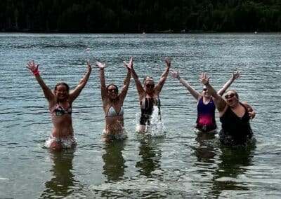 KOV Nordic Spa Chamcook Schoolhouse Package Jump In Lake Ladies